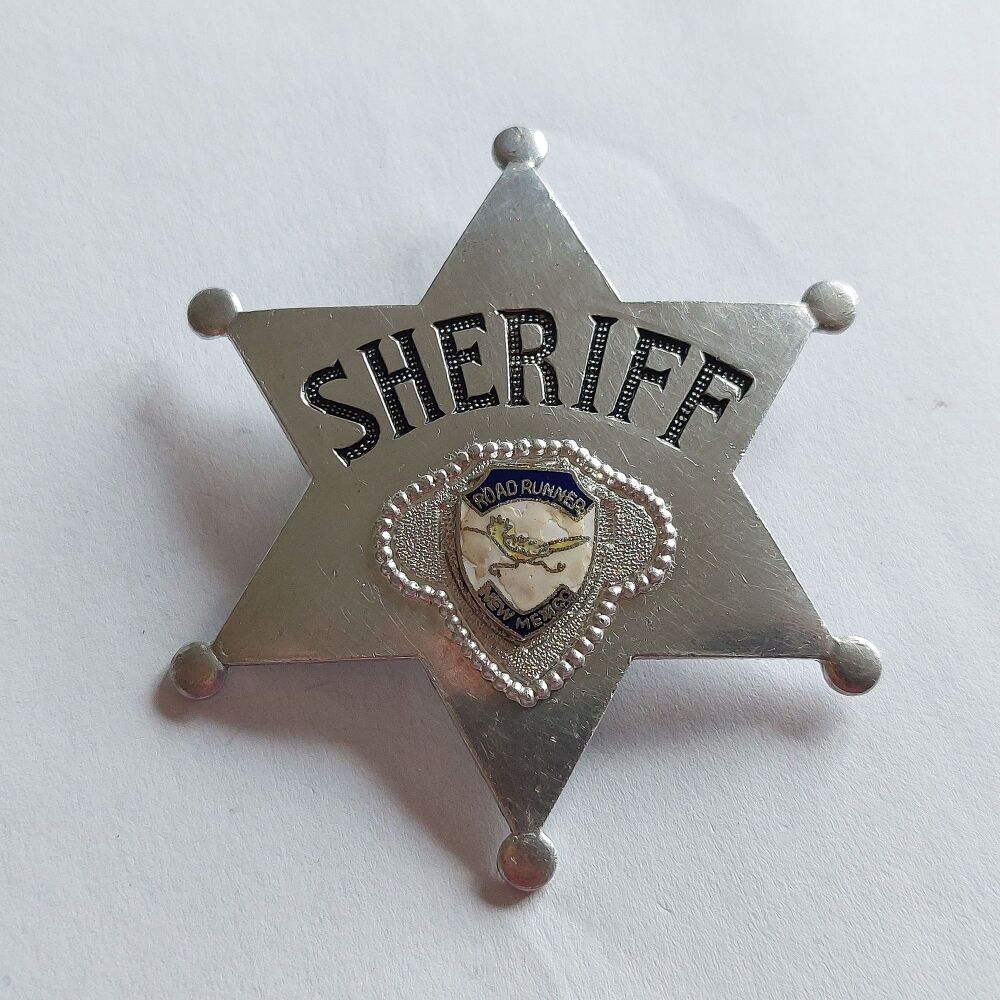 Replica Sheriff Badge-Road Runner New Mexico