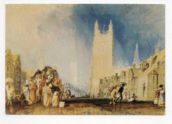 Stamford Lincolnshire - By J M W Turner - Art Postcard