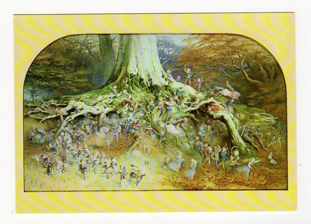 The Fairy Tree by Richard (Dicky) Doyle (1824-1883)-Medici Society Postcard
