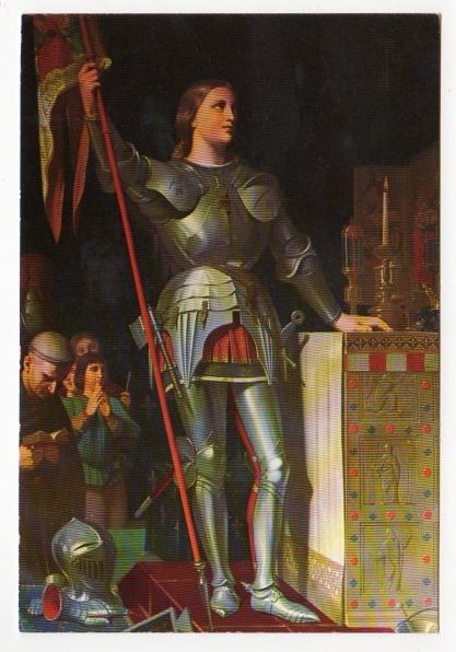 Joan of Arc-Jeanne D'Arc Museum Rouen Colour Postcard