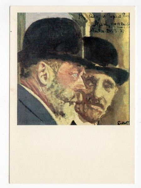 Art Postcard - King George V And His Racing Manager Painting By Walter R Sickert