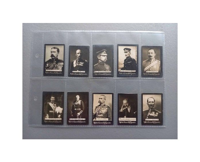 Ogdens Cigarette Cards-Boer War-Lot Of 64 Original Issue Cards- Military Officers-Ships-Guns Etc