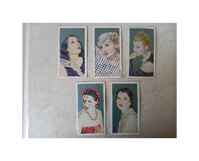 Godfrey Phillips Cigarette Cards - 1930s 'Film Favourites' Series - Individual Cards
