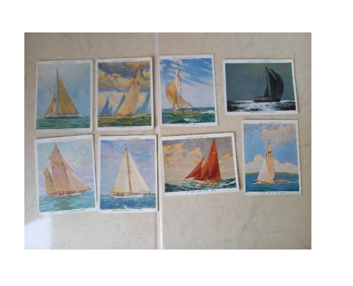 John Player Cigarette Cards-Racing Yachts From Paintings by Charles Pears-Large Format-Individual Cards
