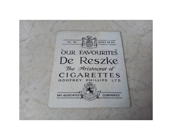 Godfrey Phillips De Reszke Cigarettes Card- Little Strangers-No 36 From 'Our Favourites' Series