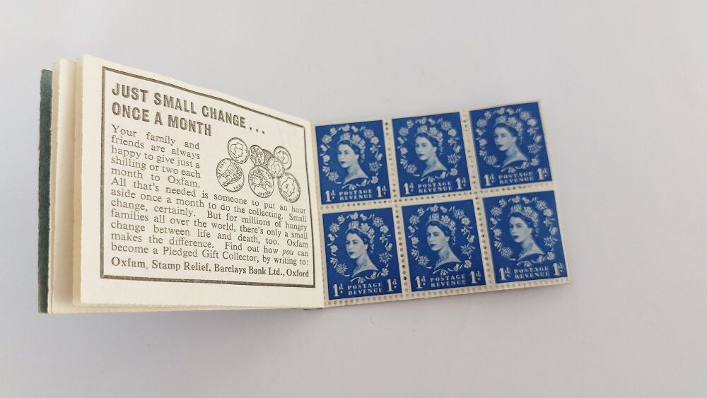 GPO Postage Stamps Booklet 4/6d - 1960s Vintage