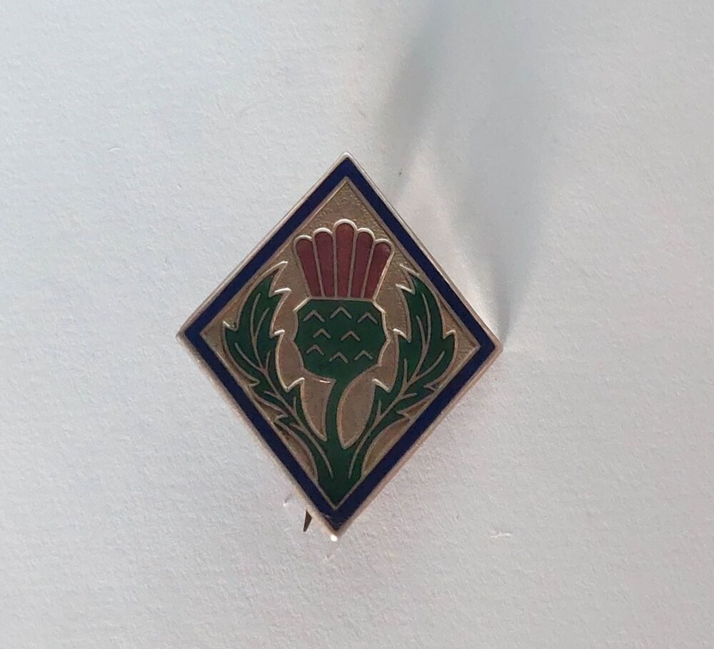 Scottish Thistle Lapel Pin Brooch -Souvenir of Scotland