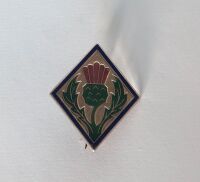 Girl Guides Association Scotland Member Enamel Pin Badge Lapel Brooch