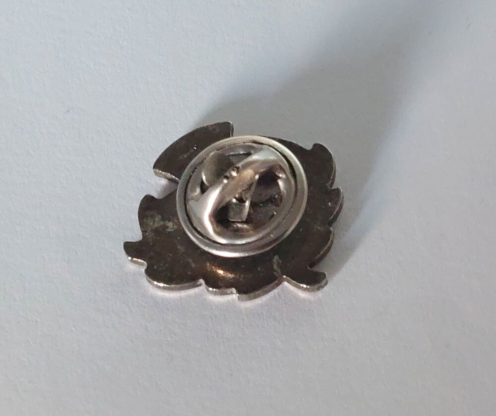 Scottish Thistle Enamel Tie-Tac, Lapel Pin Brooch - Souvenir of Scotland