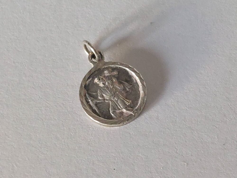 St Christopher Pendant - Micro Size (10mm)
