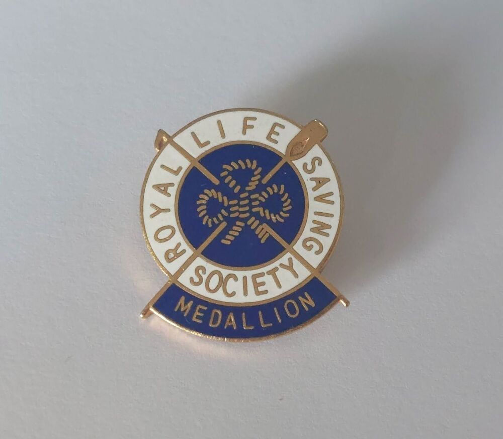 Royal Life Saving Society Medallion Enamel Pin Badge