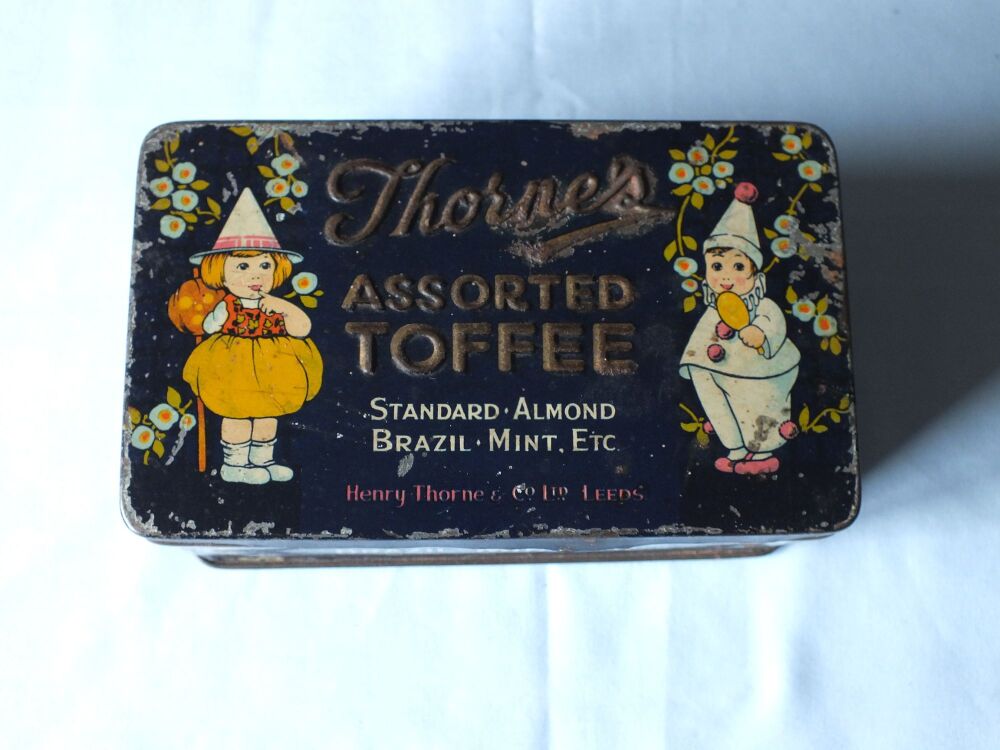 Thornes Assorted Toffee Tin-Circa 1930s Vintage