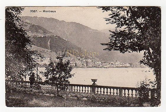 Miss Nelly NICHOLS - Alexander Road, Norwich, 1910 | Montreux Switzerland Postcard