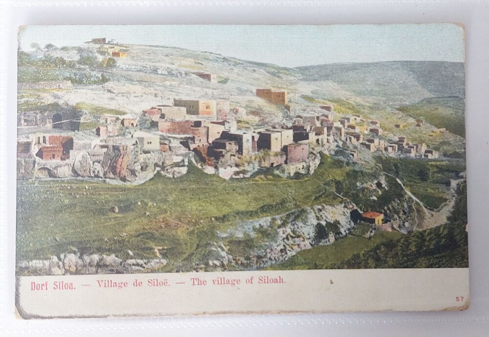 Village of Siloah-Israel-Early 1900s Postcard | Miss RICHARDS - Seaforth, Liverpool