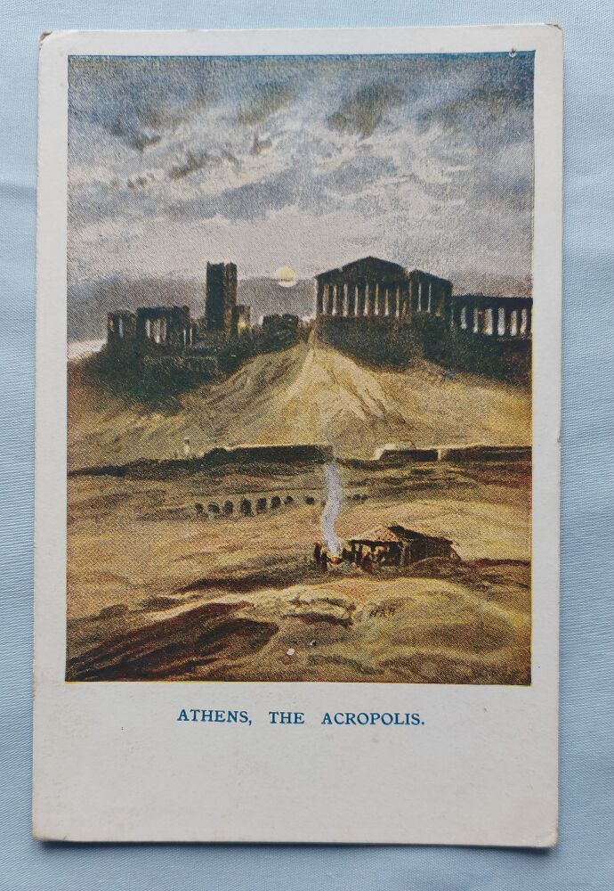 The Acropolis, Athens, Greece-Scripture Gift Mission Postcard