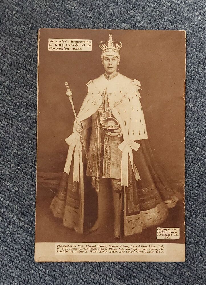 Our New King and Queen - 1937 Coronation Souvenir  - HM King George VI and HM Queen Elizabeth