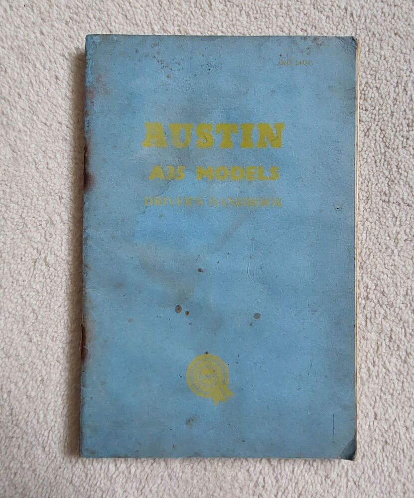 Austin A35 Saloon Car, Countryman and Van Drivers Handbook AKD1473C