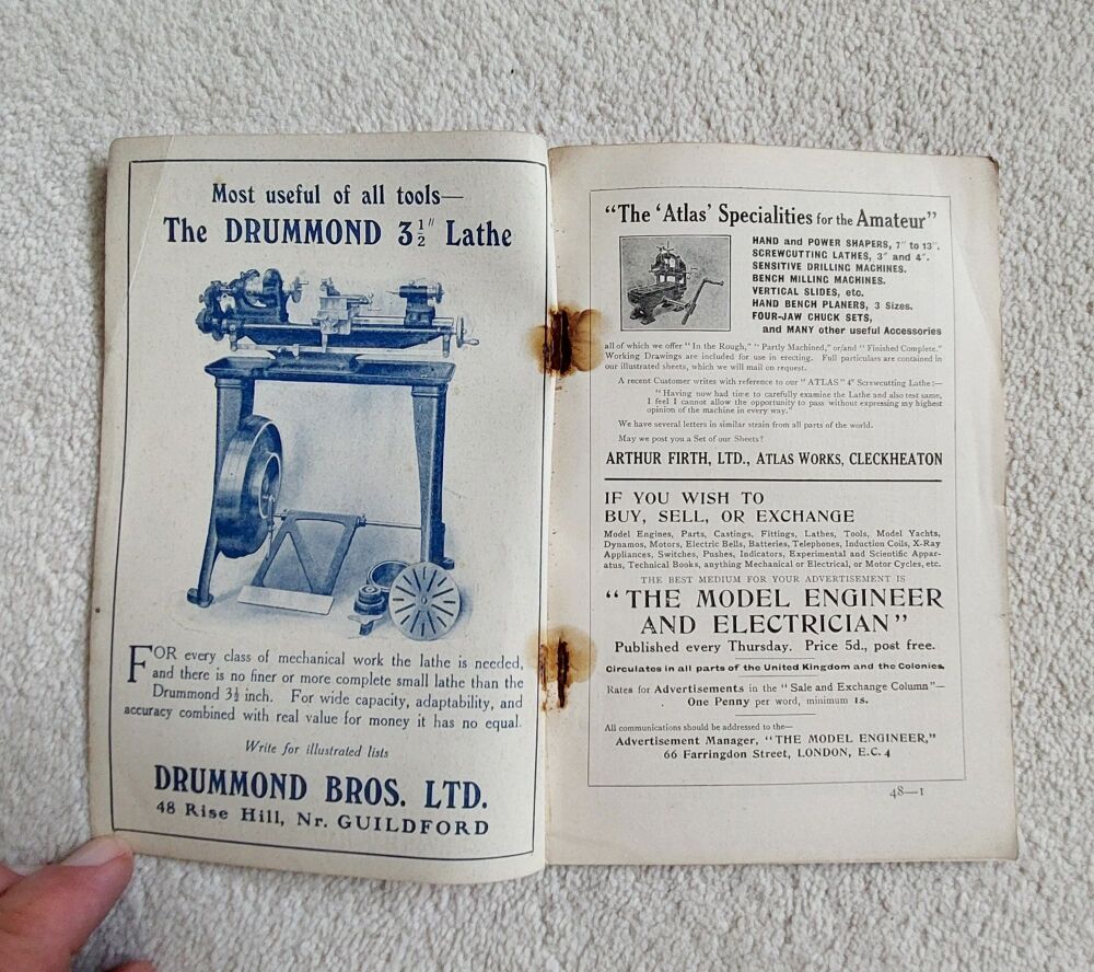 Gear Wheels Simply Explained By A W Marshall-The Model Engineer Series No. 48.