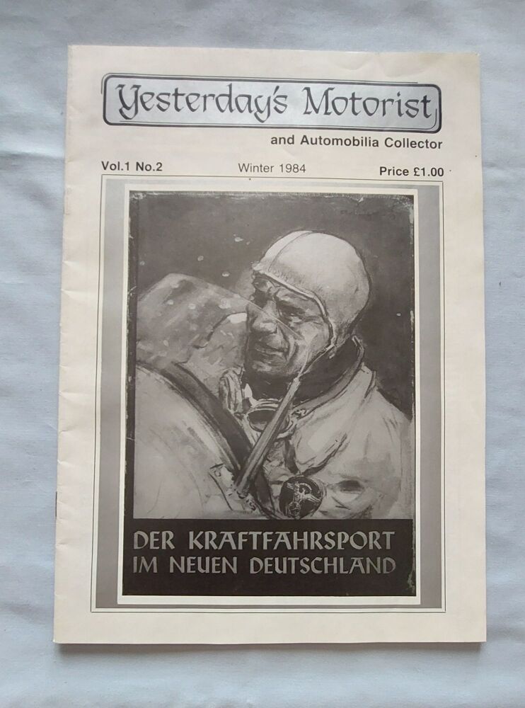 Yesterdays Motorist and Automobilia Collector - Vol 1 Issue  No 2 - Winter 1984 - Second and Last Issue