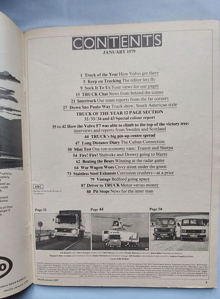 Truck Magazine - January 1979