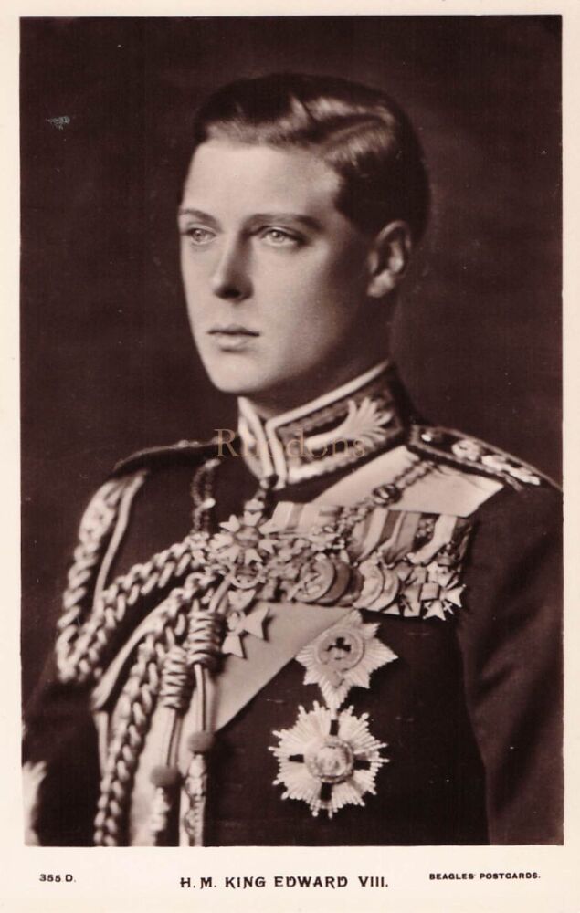 HM King Edward VIII-Real Photo Portrait Postcard-J Beagles & Co Ltd Publishers