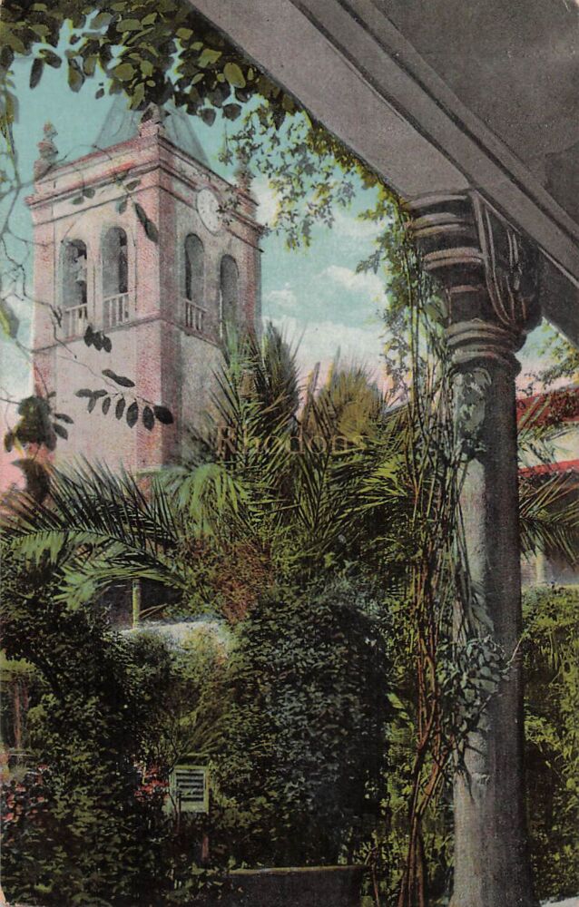 Tenerife - La Laguna - Patio del Instituto General y Tecnico-Early 1900s Postcard