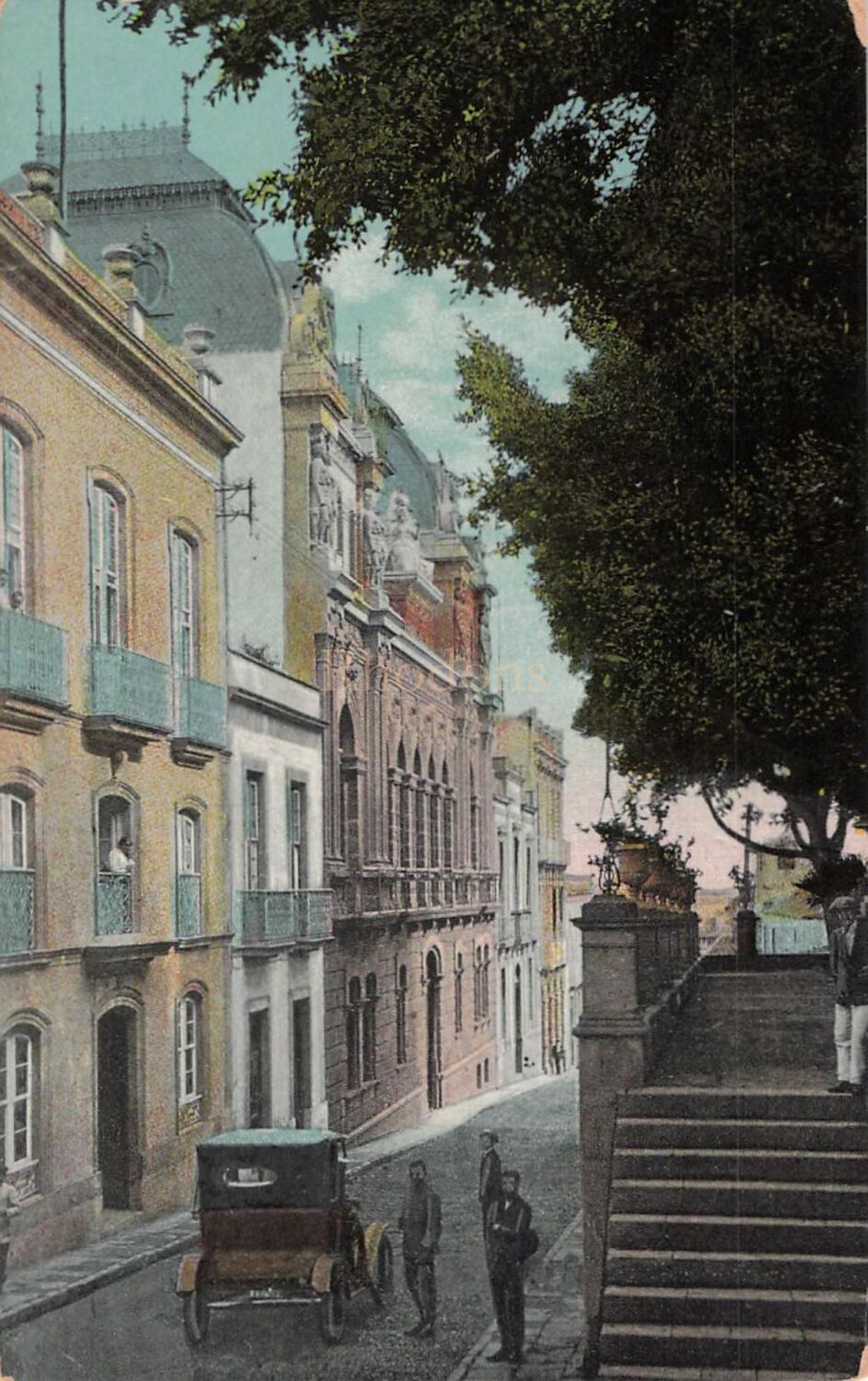 Tenerife - Santa Cruz - Calle Ruiz de Padron - Early 1900s Postcard