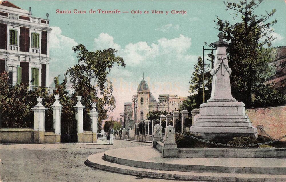 Tenerife - Santa Cruz de Tenerife - Calle de Viera y Clavijo - Early 1900s 