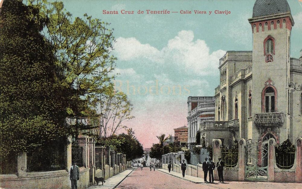 Tenerife - Santa Cruz de Tenerife - Calle de Viera y Clavijo - Early 1900s 