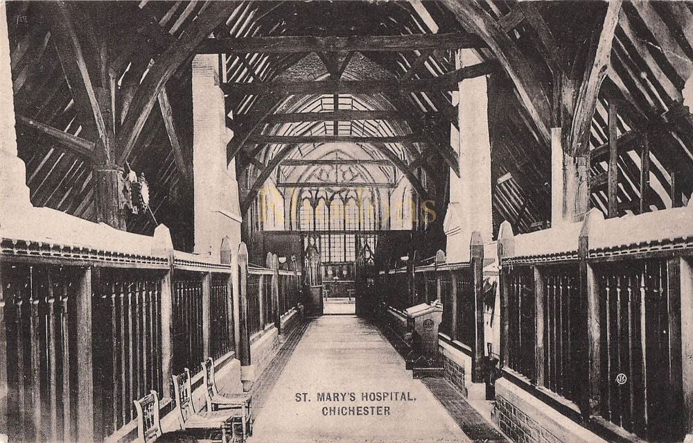 St Marys Hospital Chichester, Sussex - Early 1900s Postcard