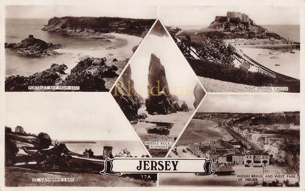 Jersey Multiview Real Photo Postcard-1930s