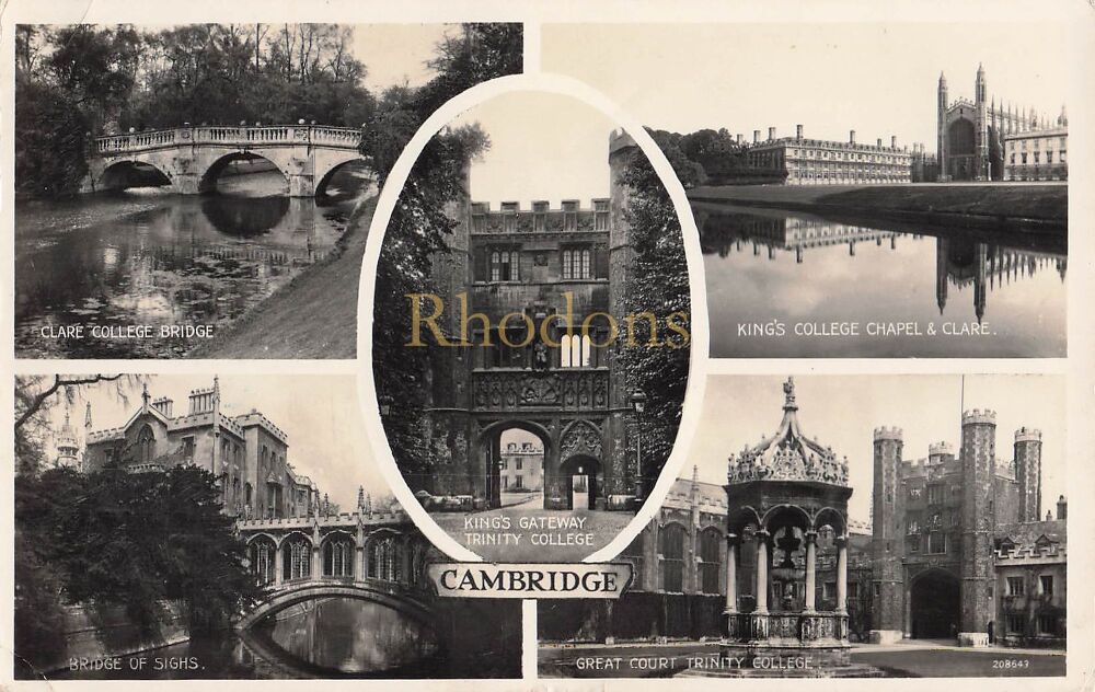 Cambridge Multiview-1950s Valentines Series Real Photo Postcard |HARLAND