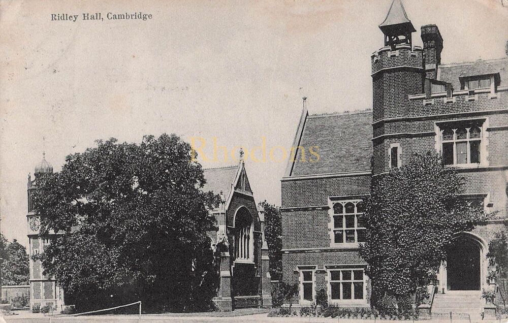 Ridley Hall Cambridge-Early 1900s Boots Chemists Postcard | Miss KITCHENER