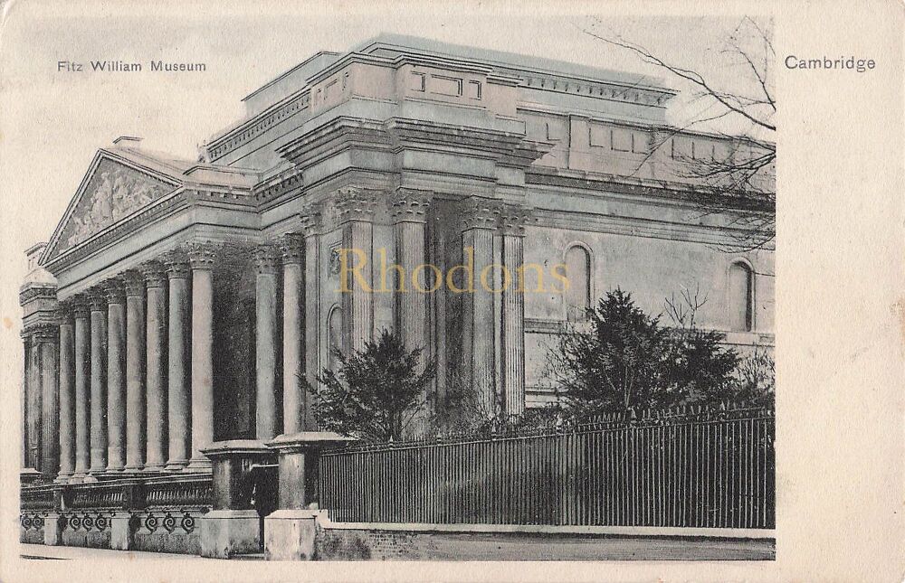 Fitz William Museum, Cambridge-Early 1900s Postcard