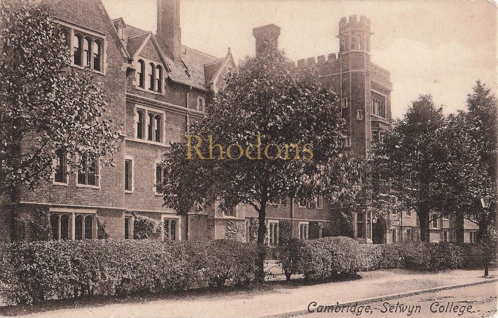 Selwyn College Cambridge - Early 1900s Friths Series Postcard