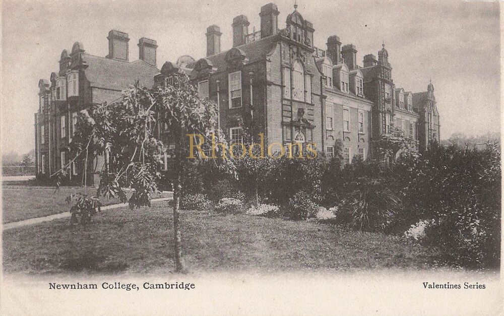 Newnham College Cambridge - Early 1900s Valentines Series Postcard