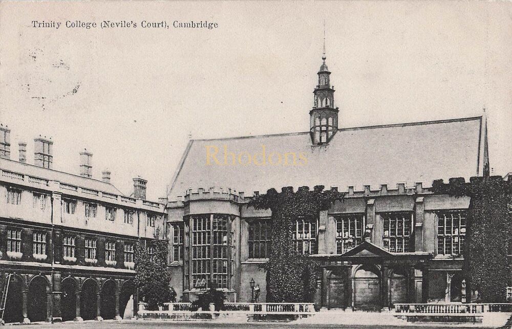 Genealogy Postcard-Mrs DODD, Wheeler Street Cambridge 1905