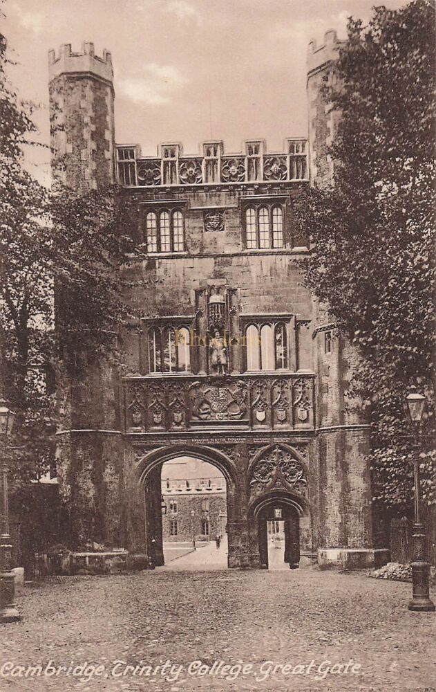 Great Gate Trinity College Cambridge-Circa 1930s Friths Series Postcard
