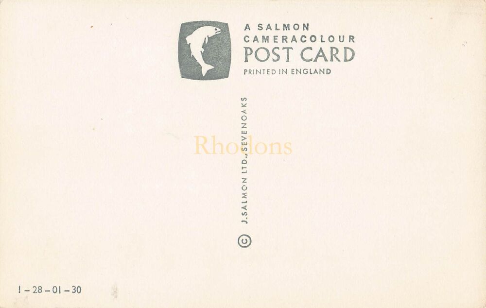 Emmanuel College Cambridge-Wren Chapel and Cloister- Salmon Cameracolour Postcard