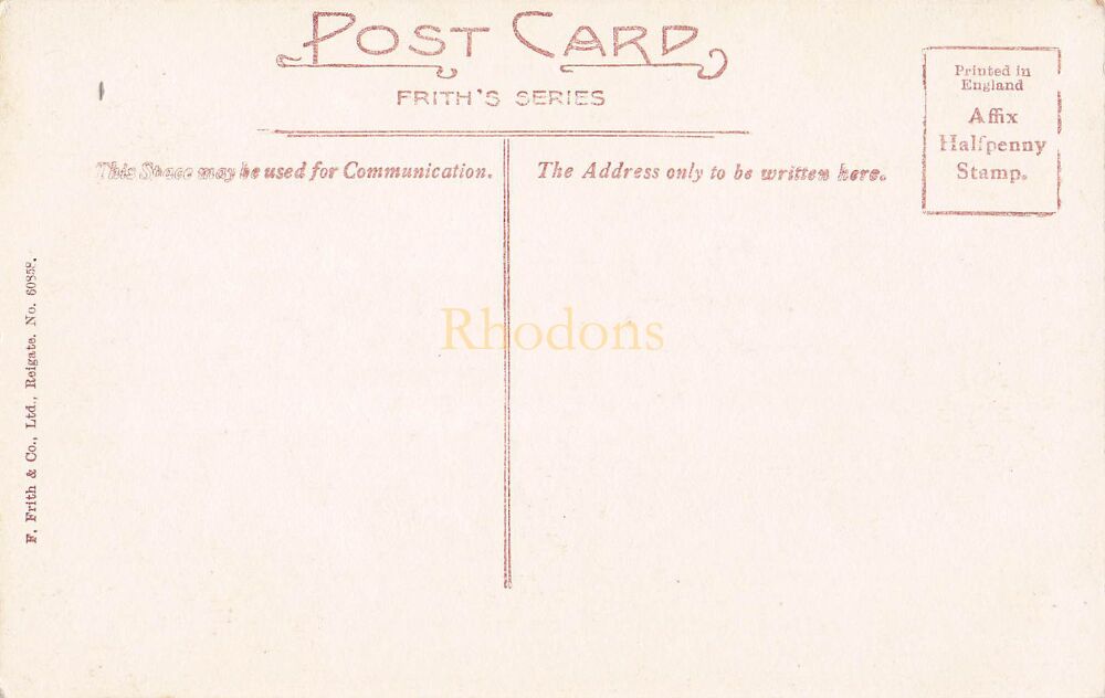 Emmanuel College Cambridge-Early 1900s Friths Series Postcard
