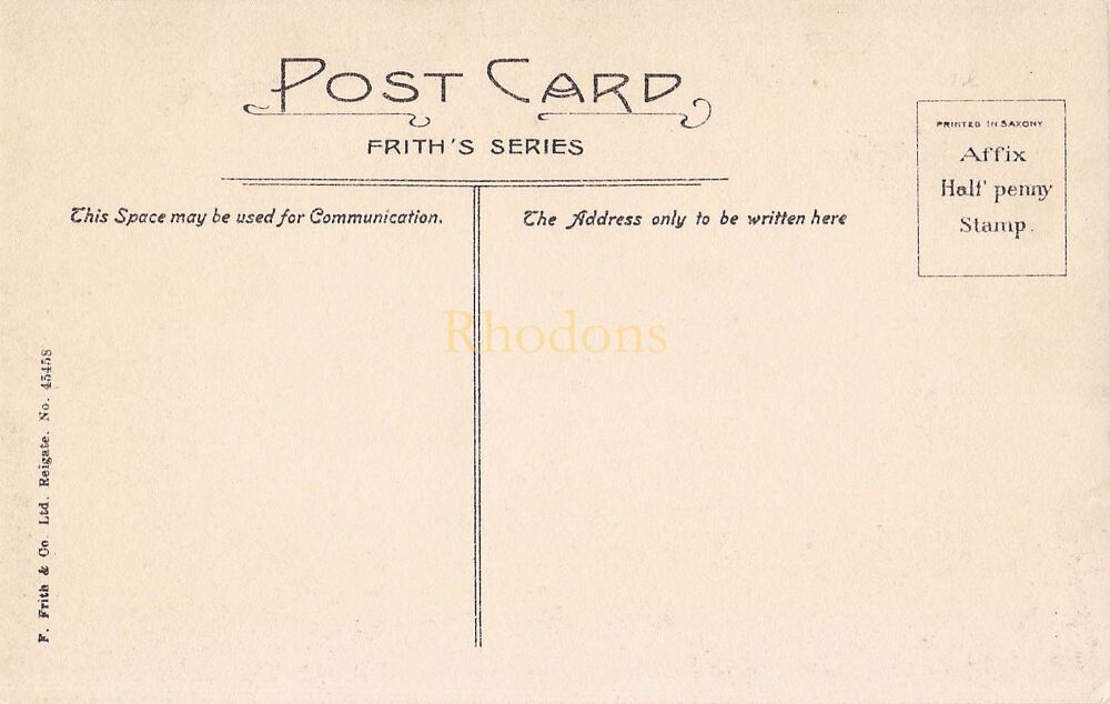 Trinity College Oxford-Founded 1554-Early 1900s Friths Series Postcard