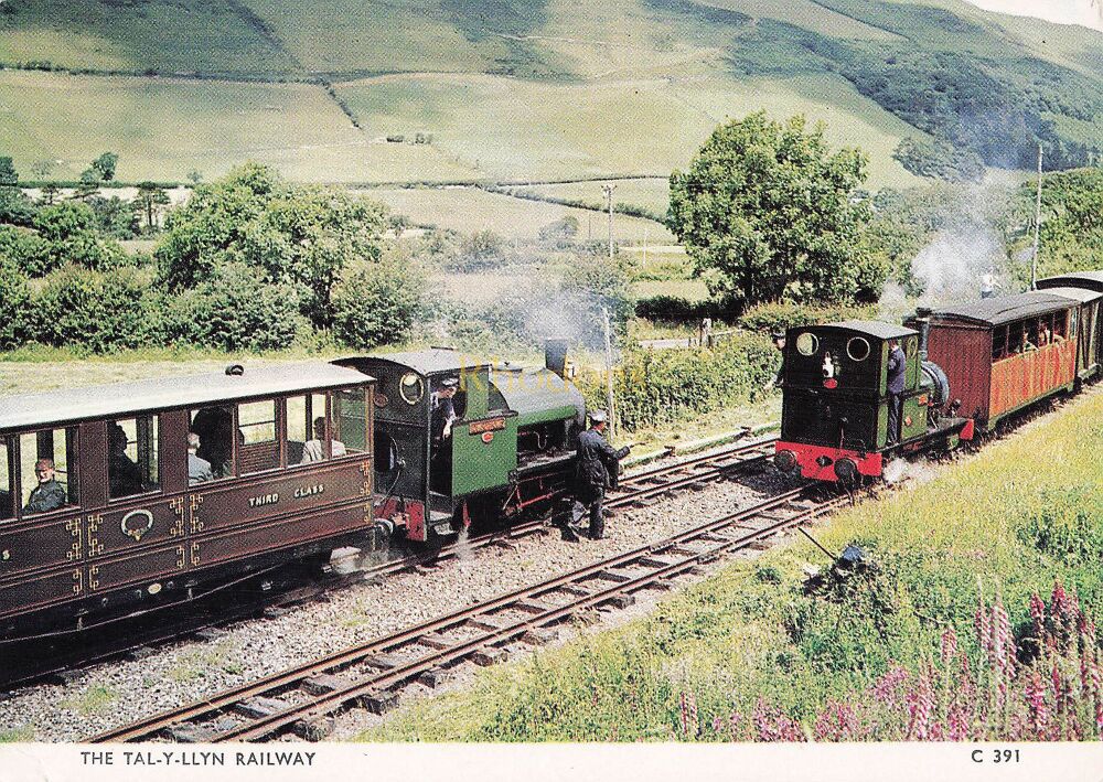 Wales / Welsh Postcards -The Tal-Y-Llyn Railway-Circa 1980s Judges Postcard