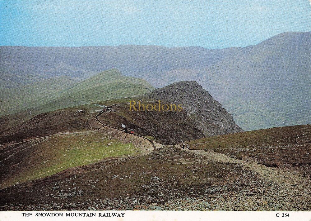 The Snowdon Mountain Railway-Circa 1980s Postcard