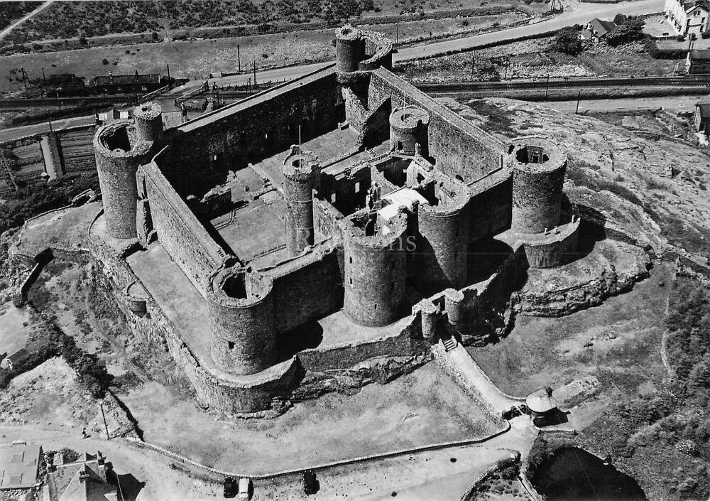 Harlech Castle Merioneth Aerial View - Circa 1970s Postcard