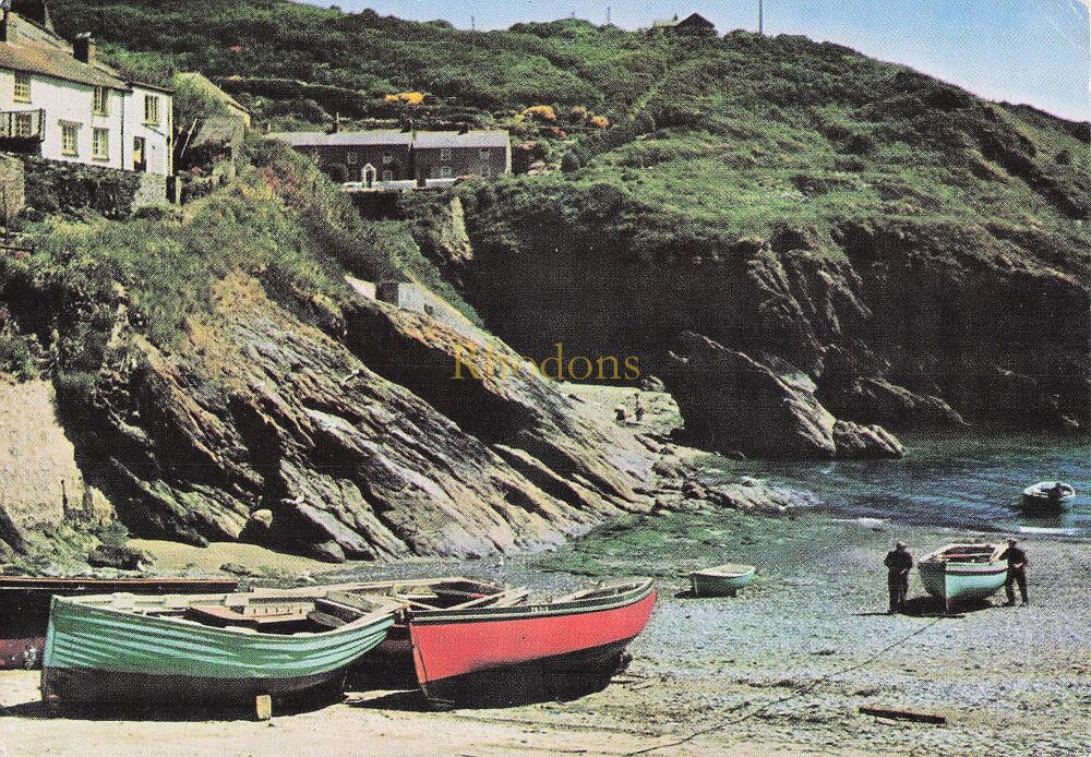 Portloe Cornwall Colour Photo Postcard