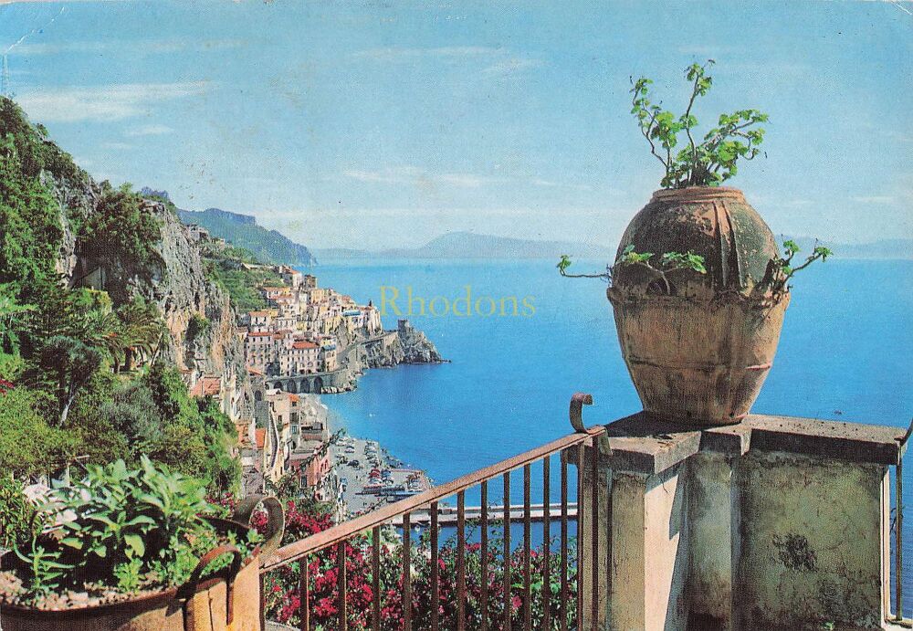 Amalfi Italy-Coastal View Photo Postcard