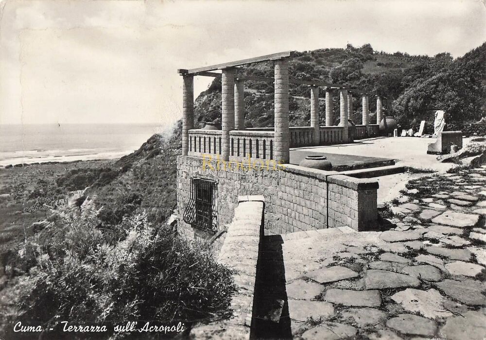 Cuma Italy-Acropolis Terrace View Postcard