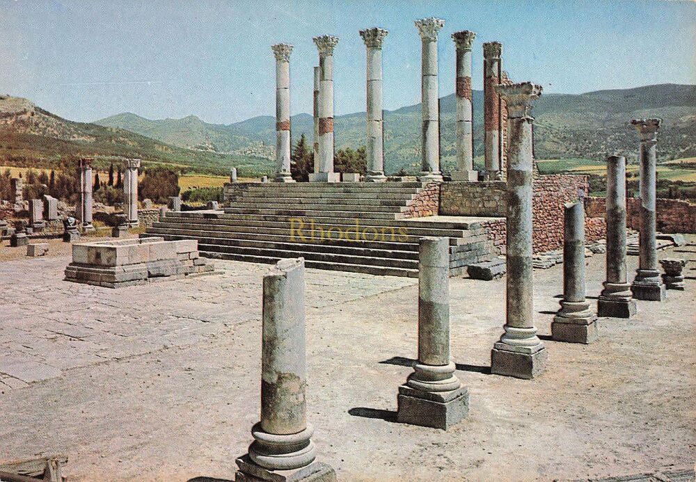 Volubilis, Morocco - Roman Remains-Colour Photo Postcard