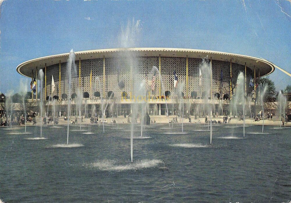 Exposition Universelle De Bruxelles 1958- Brussels Expo 58  Postcard - USA Pavilion