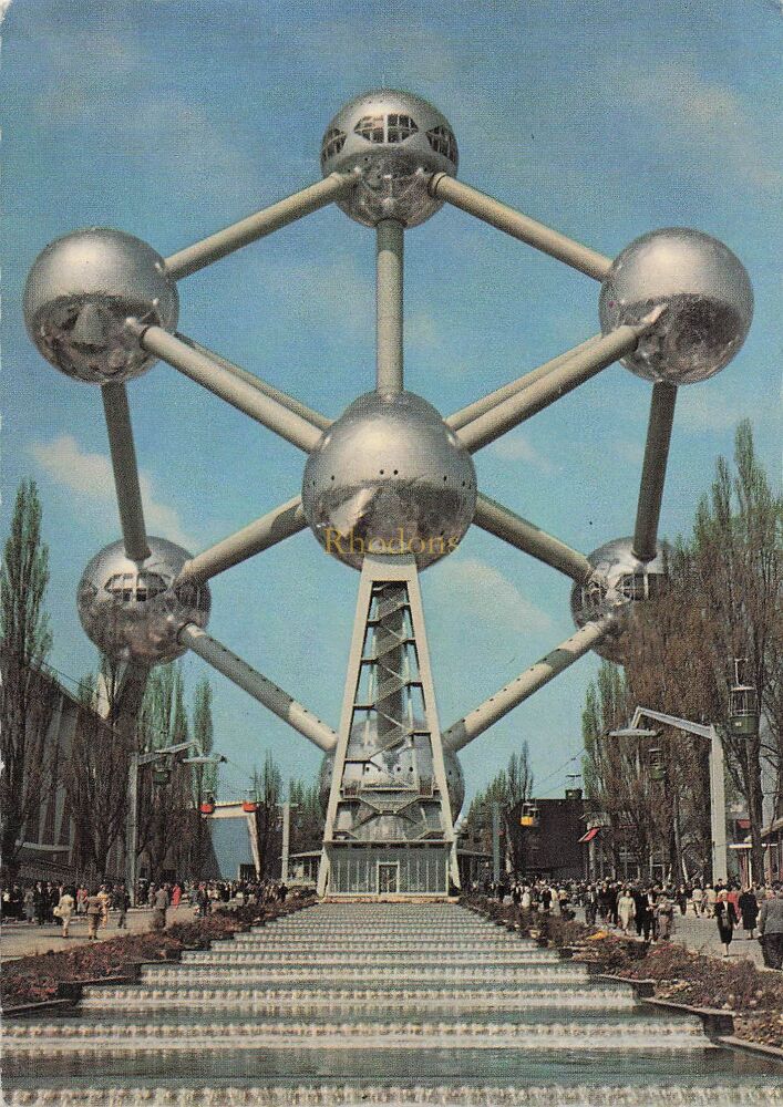 Exposition Universelle De Bruxelles 1958- Brussels Expo 58 Postcard-The Atomium